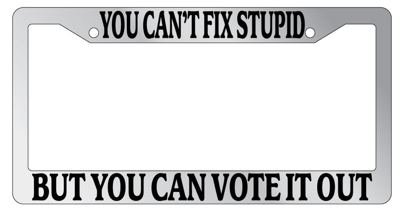 Chrome License Plate Frame You Can&