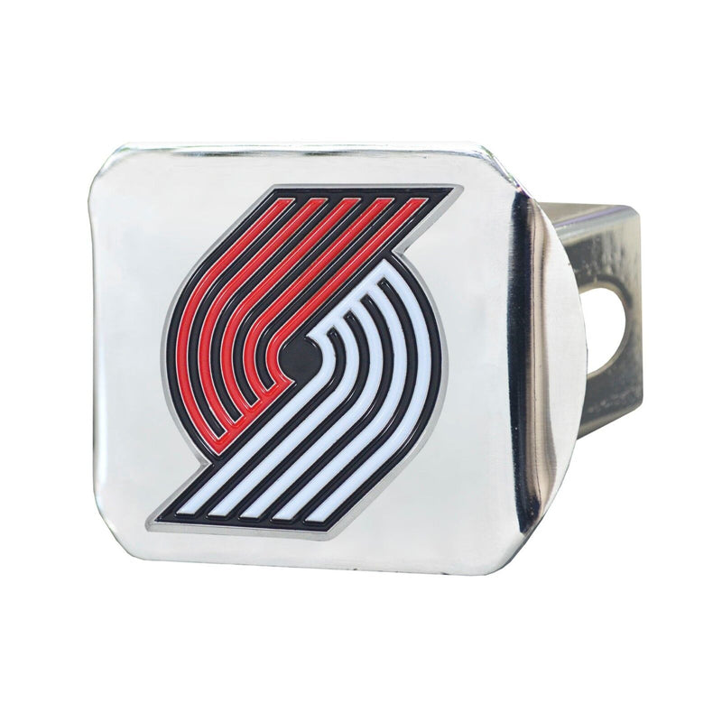 NBA Portland Trail Blazers 3D Color on Chrome Metal Hitch Cover