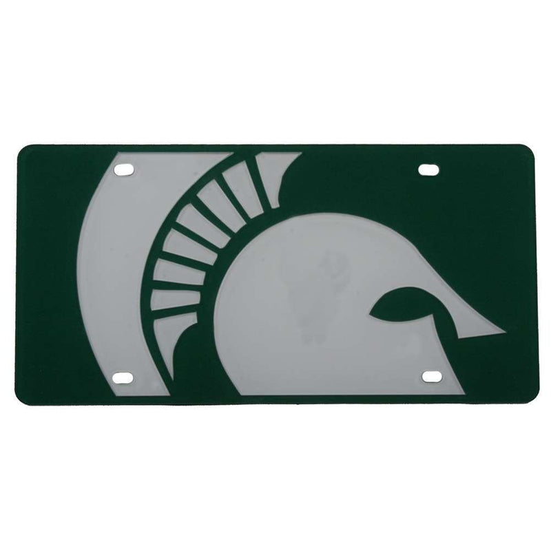 NCAA Michigan State Spartans Full Color Mega Inlay License Plate