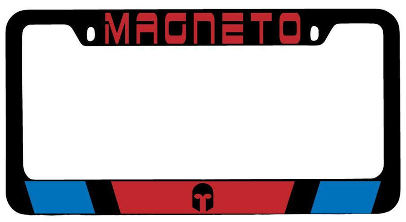 Magneto Black METAL License Plate Frame Auto For Marvel  Mod-GRAPH9856236-7875