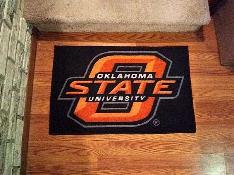 NCAA Oklahoma State Cowboys Starter Area Rug Door Mat NEW 19" x 30"