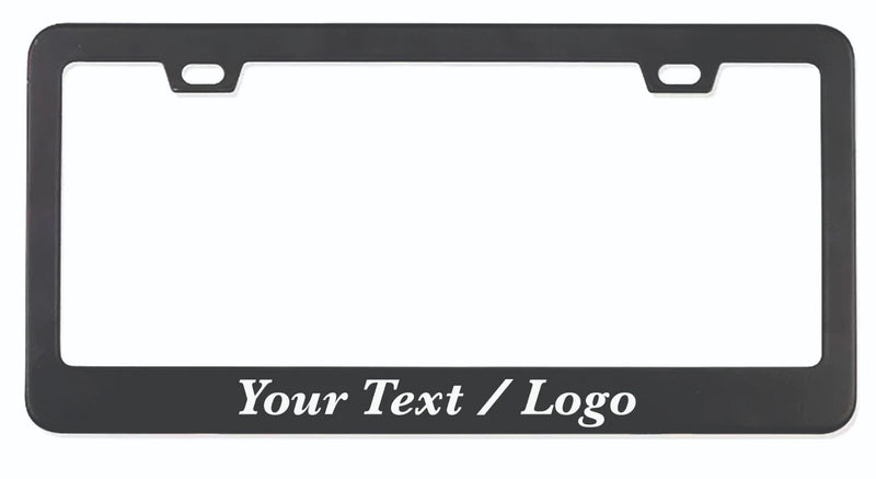 Stainless Steel license plate frame with Laser engraved fit nissan