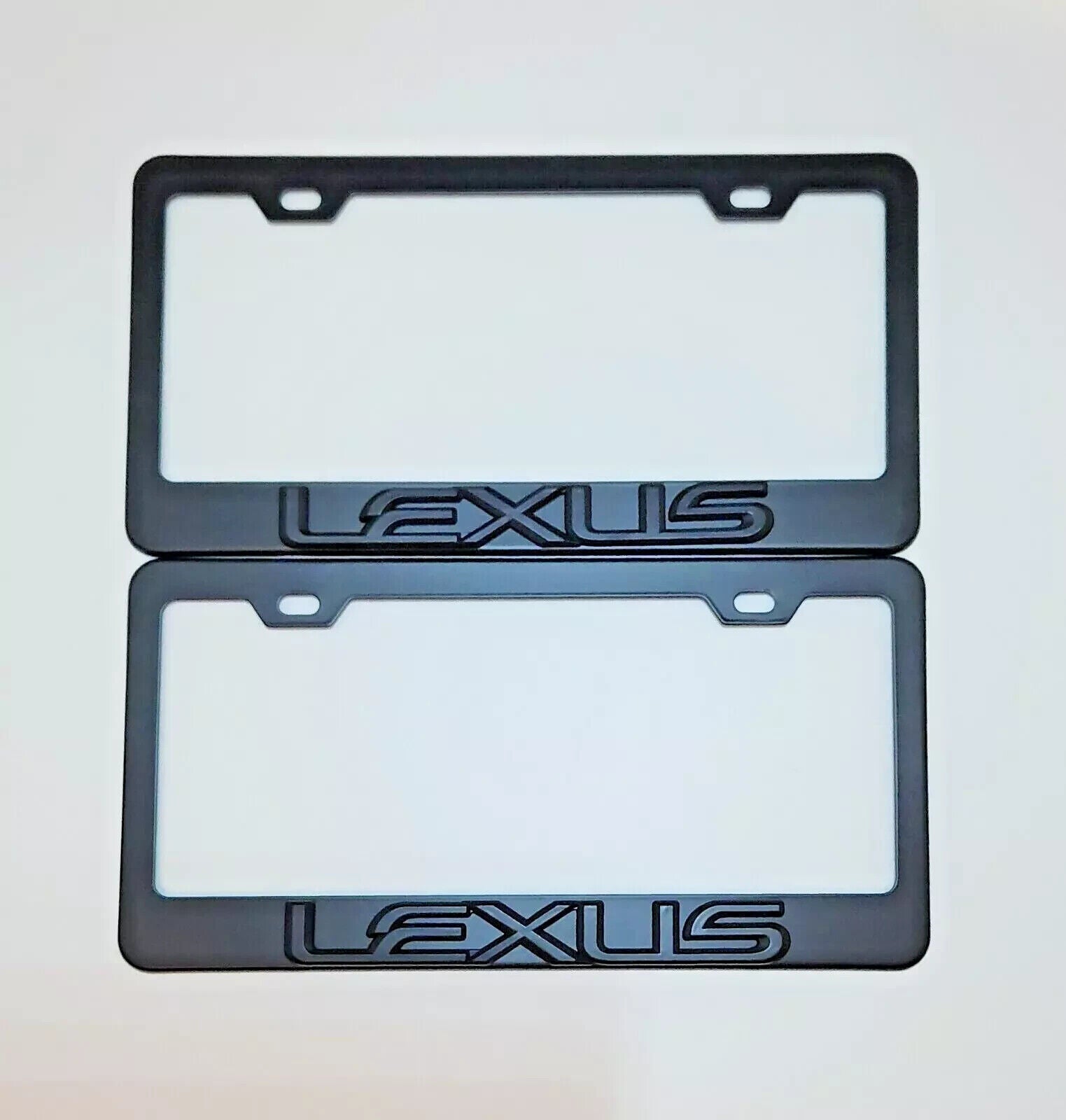 2 Pcs Black License Plate Frame For 3D Lexus Logo - Foto 10