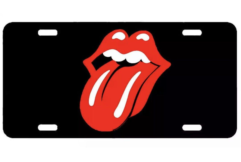 Rolling Mouth, License Plate New Car Tag Metal Aluminum, USA