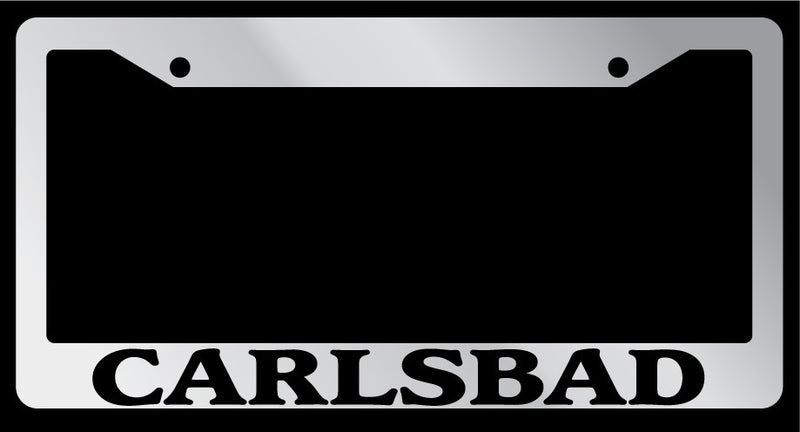 Chrome License Plate Frame Carlsbad Auto Accessory 1167  Mod-GRAPH9856236-4224