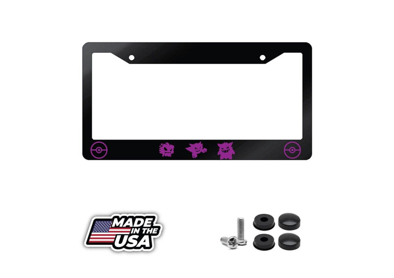 Ghastly Bottom High Quality Glossy Black Plastic Frame Pokemon