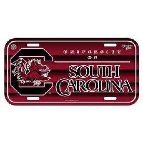 NCAA South Carolina Gamecocks Plastic License Plate