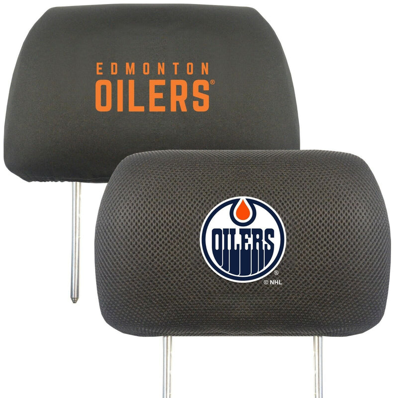 NHL Edmonton Oilers 2-Piece Embroidered Headrest Covers