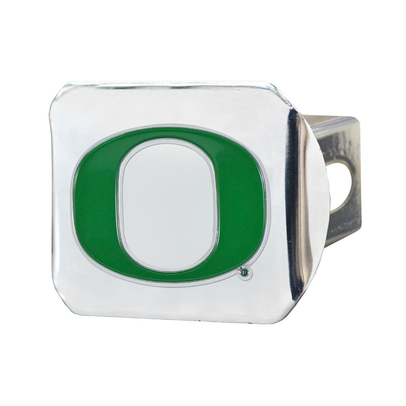 NCAA Oregon Ducks 3D Color on Chrome Metal Hitch Cover