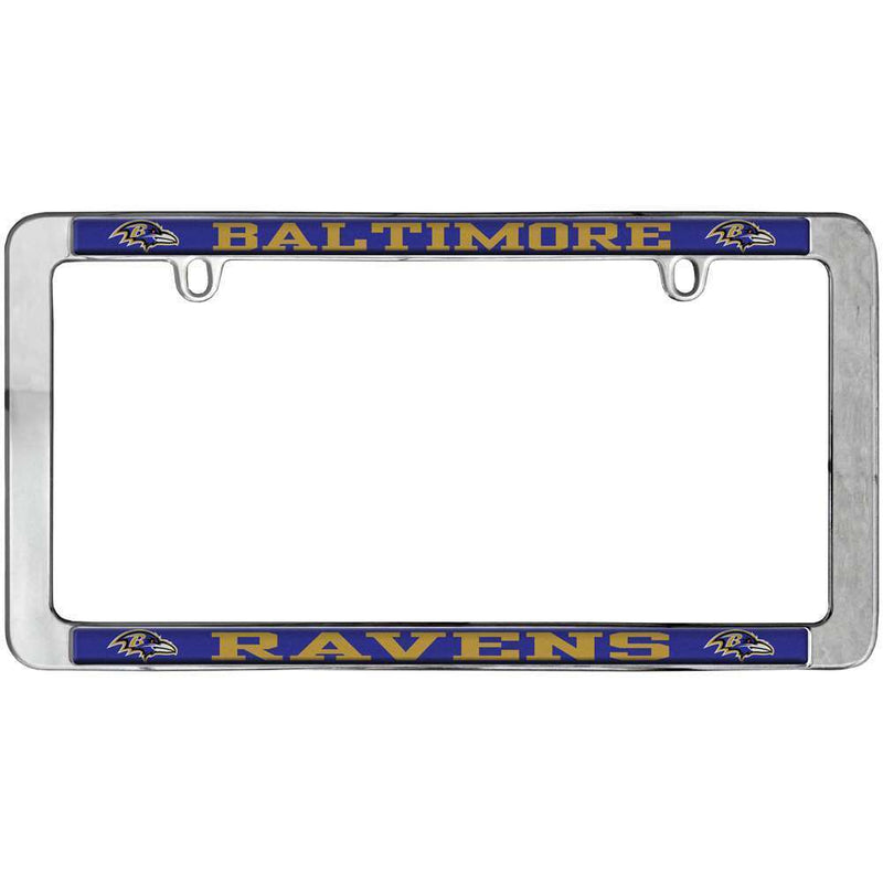 Baltimore Ravens Thin Metal License Plate Frame