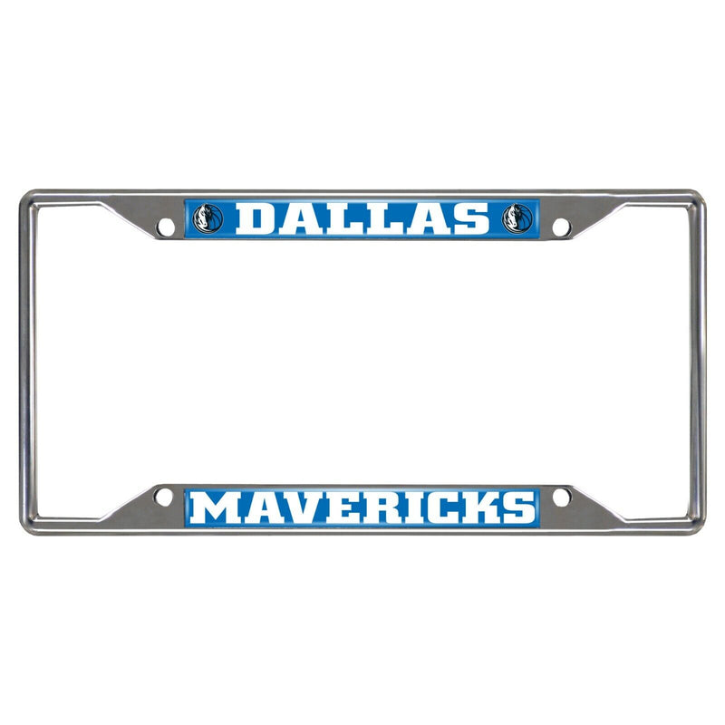 NBA Dallas Mavericks Chrome Metal License Plate Frame