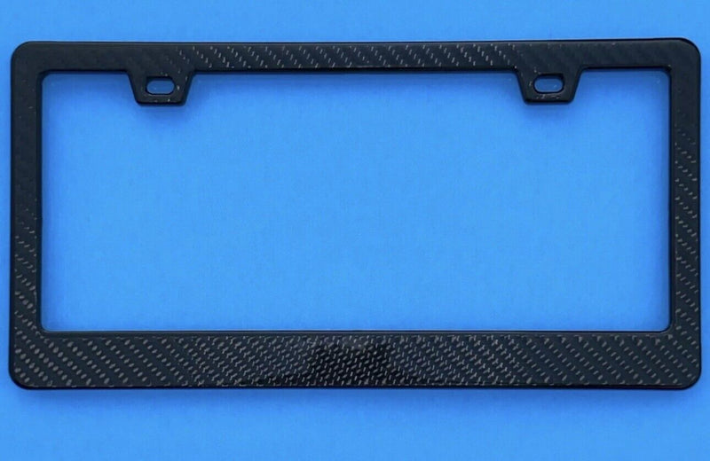 Real Carbon Fiber License Plate Frame Universal For Car