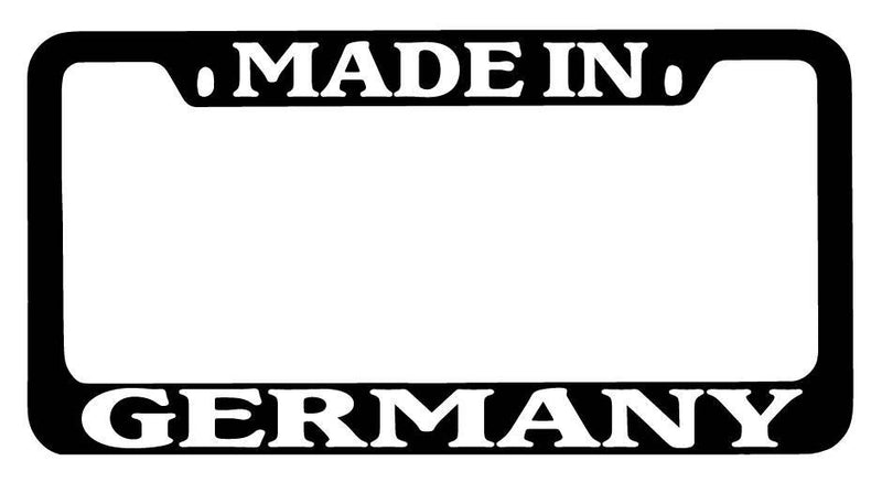 Black METAL License Plate Frame Made In Germany Auto Accessory 1311  Mod-GRAPH9856236-9135
