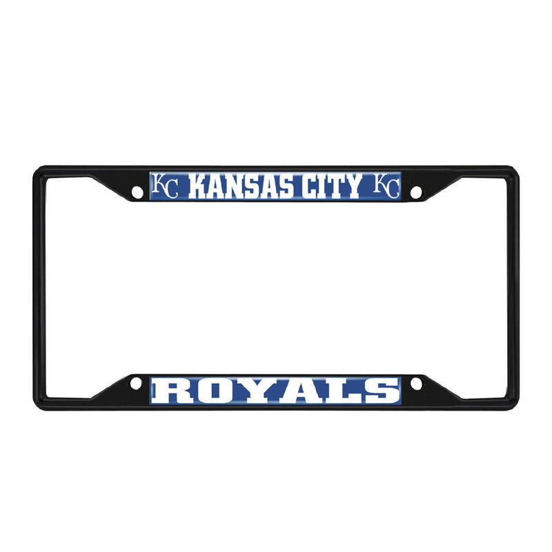 MLB Kansas City Royals Black Metal License Plate Frame