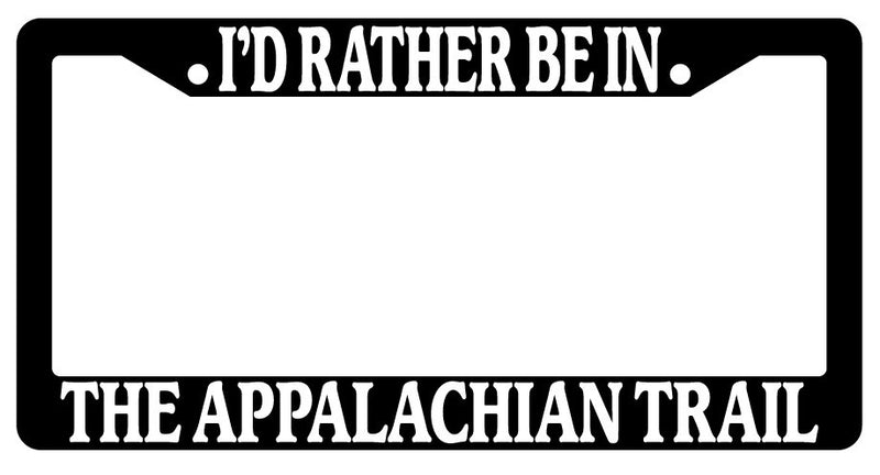 Black License Plate Frame I&