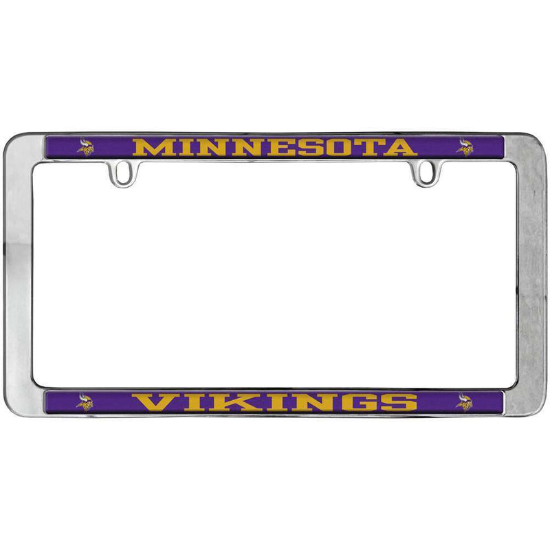 NFL Minnesota Vikings Thin Metal License Plate Frame