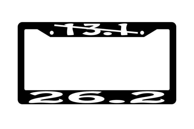 Black License Plate Frame (SLASH) 13.1 26.2 Auto Accessory  Mod-GRAPH9856236-1918