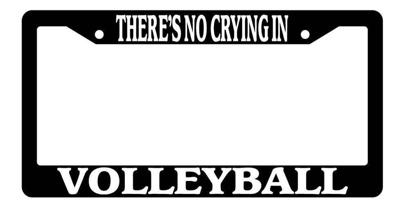 Black License Plate Frame There&