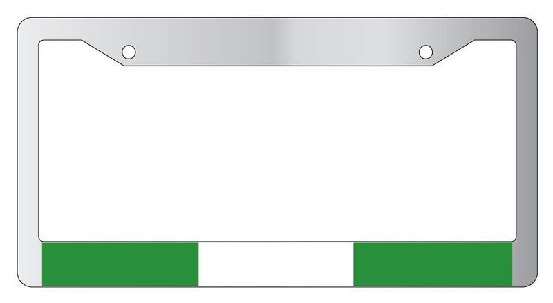 Nigeria Chrome METAL License Plate Frame World Flags  Mod-GRAPH9856236-7816