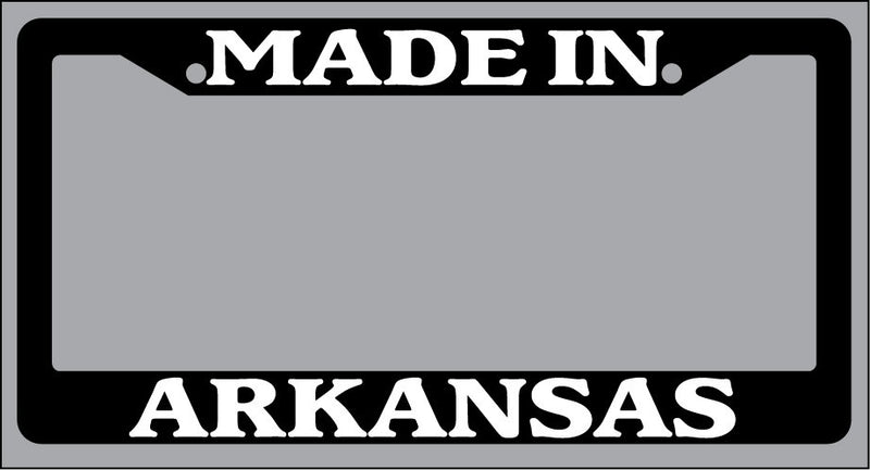 Black License Plate Frame Made in Arkansas Auto Accessory 1062  Mod-GRAPH9856236-965