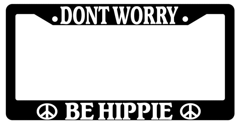 Black License Plate Frame "Don&