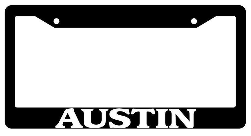 Black License Plate Frame New City State Austin Auto Accessory 1070  Mod-GRAPH9856236-1438