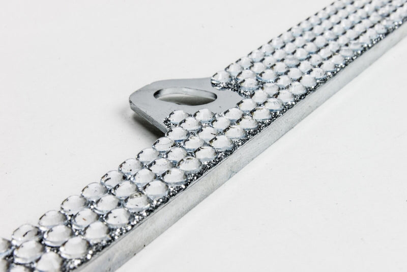 7 Rows Clear/White Bling Crystal Rhineston License Plate Frame
