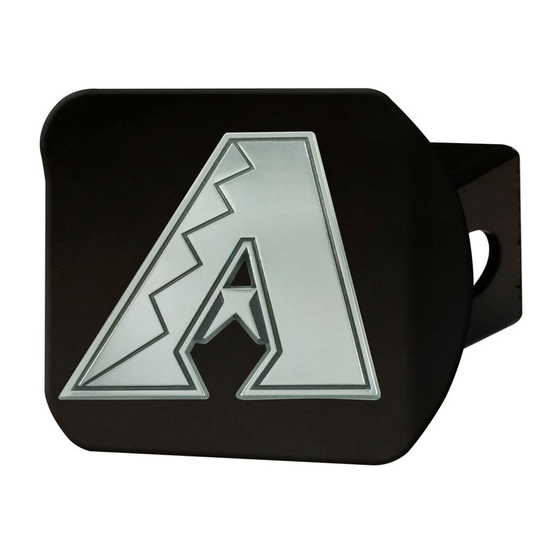 MLB Arizona Diamondbacks 3D Chrome on Black Metal Hitch Cover