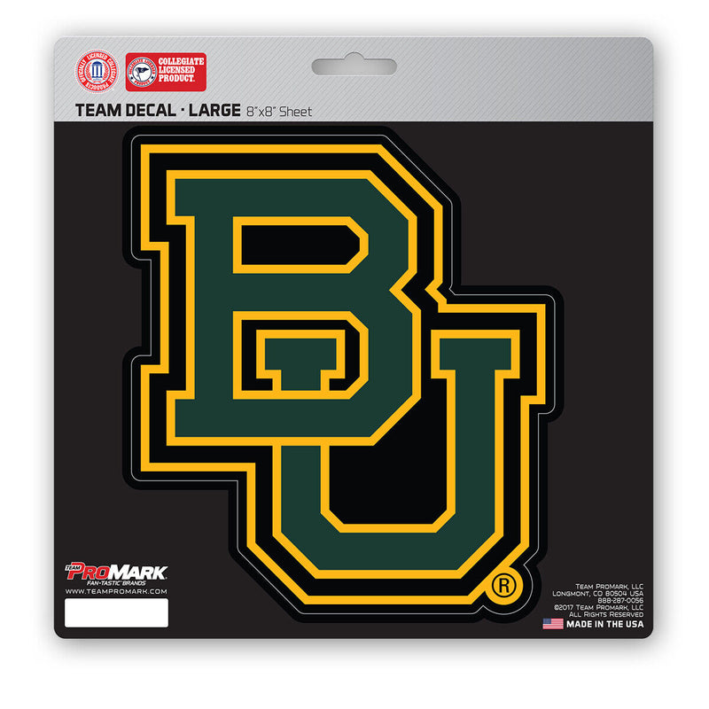 NCAA Baylor Bears Decal Large 8"X8" Auto Truck RV Cooler Luggage Laptop