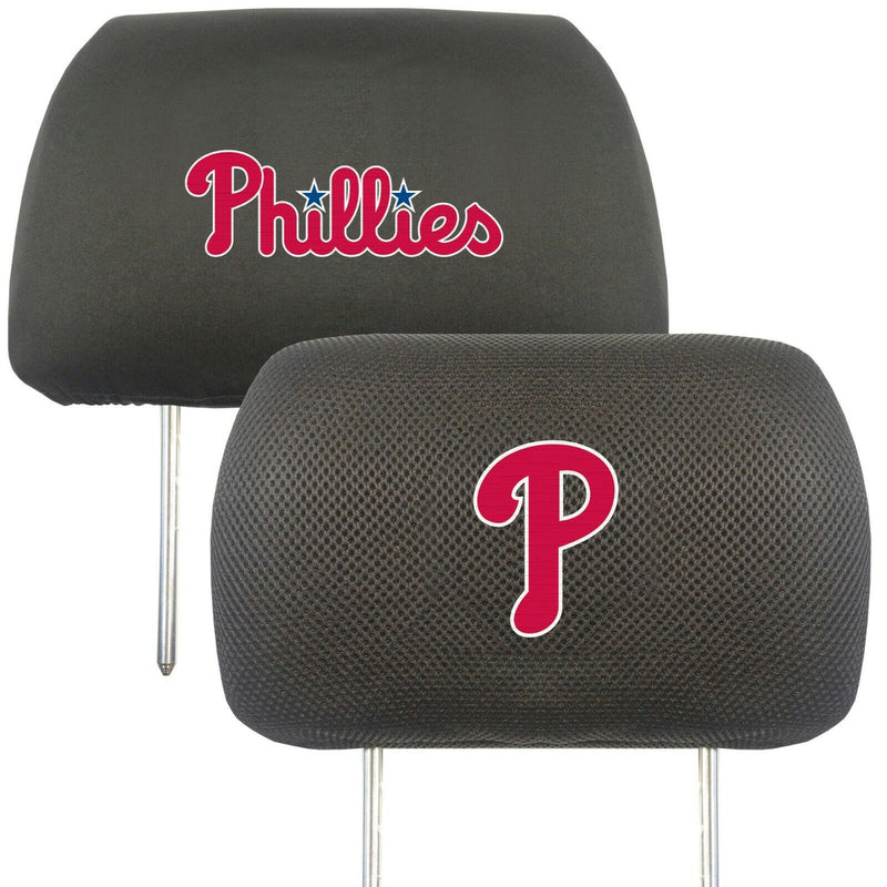 MLB Philadelphia Phillies 2-Piece Embroidered Headrest Cover