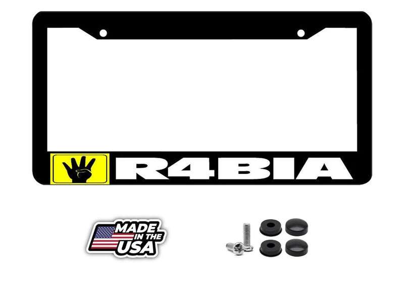 R4BIA rabia License Plate Frame