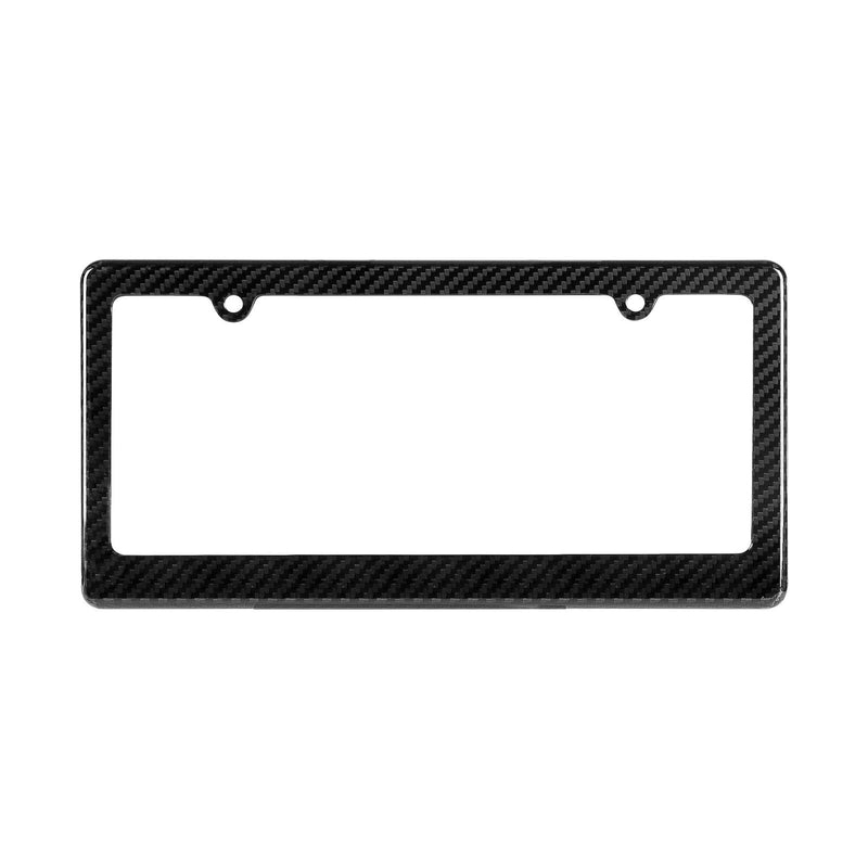 Real 100% Carbon Fiber license Plate Frame cover original 3k twill design