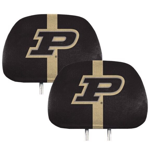 NCAA Purdue Boilermakers New 2-Piece Printed Headrest Covers