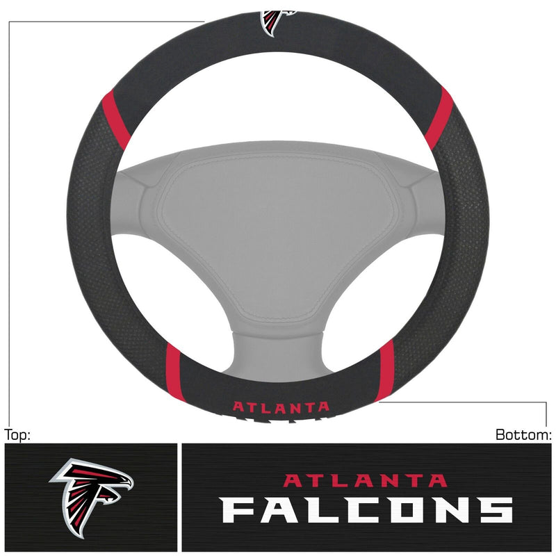 NFL Atlanta Falcons Embroidered Steering Wheel Cover