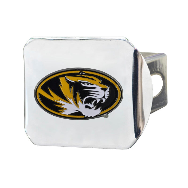 NCAA Missouri Tigers 3D Color on Chrome Metal Hitch Cover