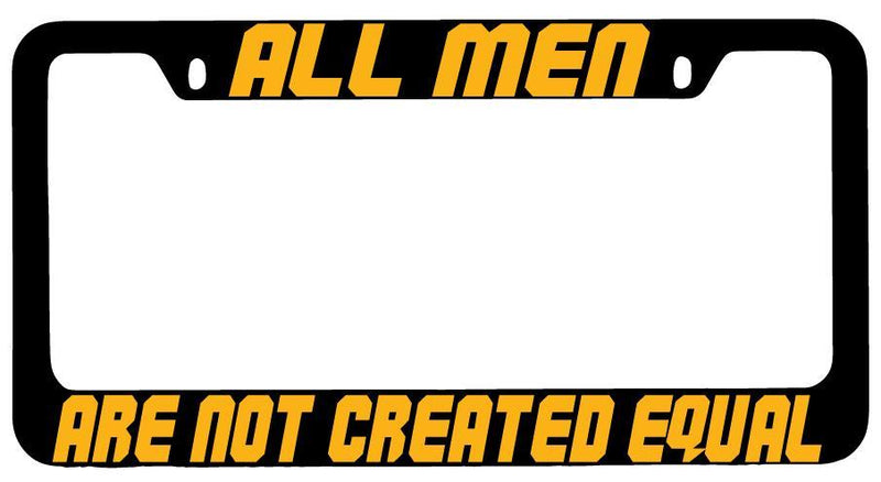 All Men Are Not Created Equal Black METAL License Plate Frame My Hero Academia  Mod-GRAPH9856236-8664