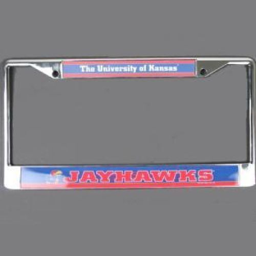 NCAA Kansas Jayhawks License Plate Frame - Metal