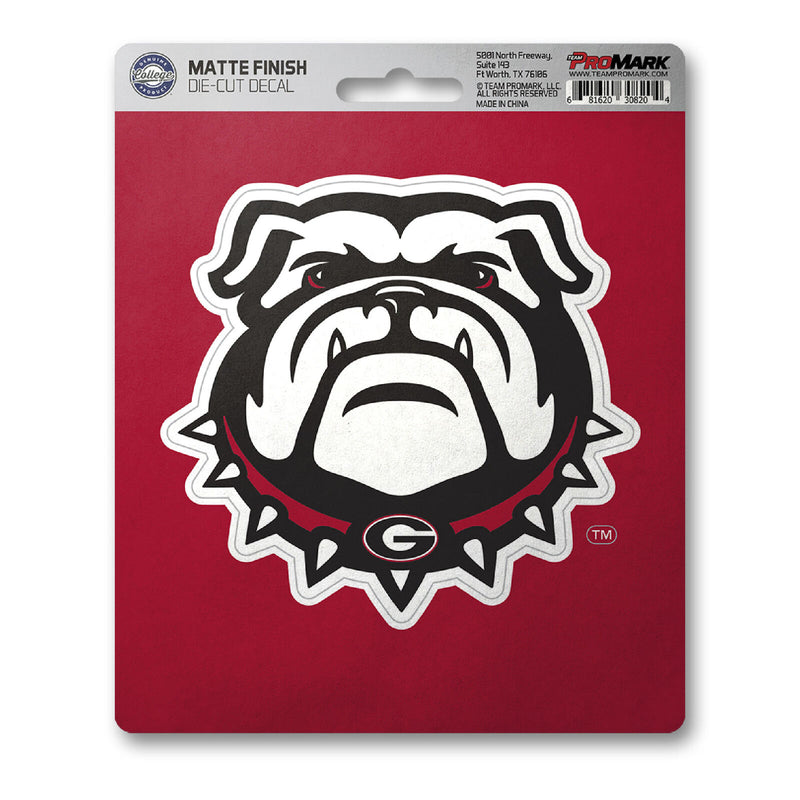 NCAA Georgia Bulldogs Decal Matte 5"X6.25" Auto Boat Luggage