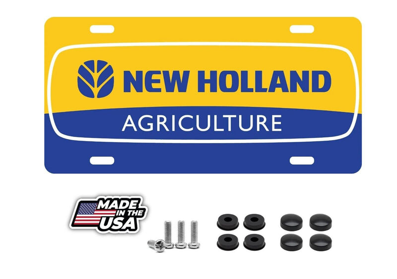 New Holland Agriculture Tractor IMCA NHRA USRA License Plate
