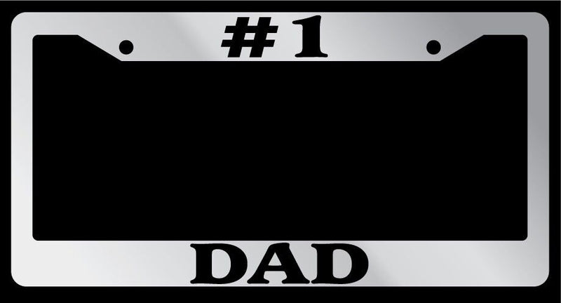 Chrome METAL License Plate Frame 