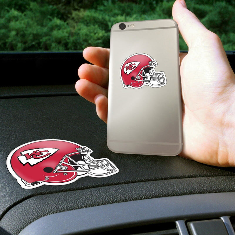 NFL Kansas City Chiefs Get a Grip Cell Phone Grip Thick Polymer Sticker