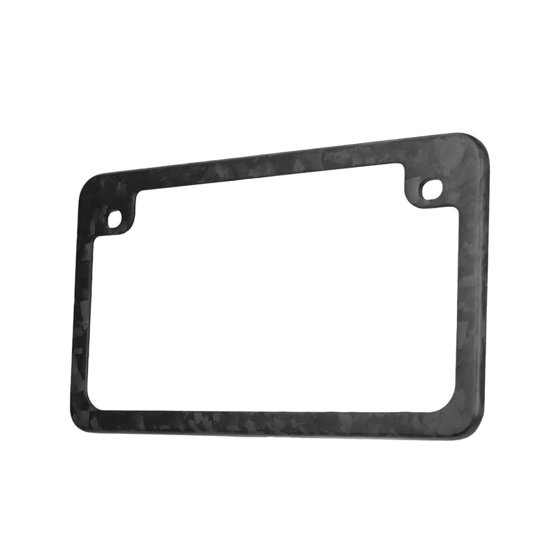 Forged Matte Carbon Fiber Motorcycle License Plate Frame