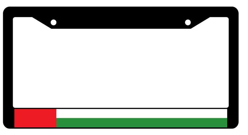 Madagascar Black Plastic License Plate Frame Auto Accessory World Flags  Mod-GRAPH9856236-2206