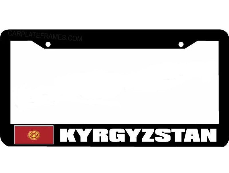 KYRGYZSTAN flag License Plate Frame