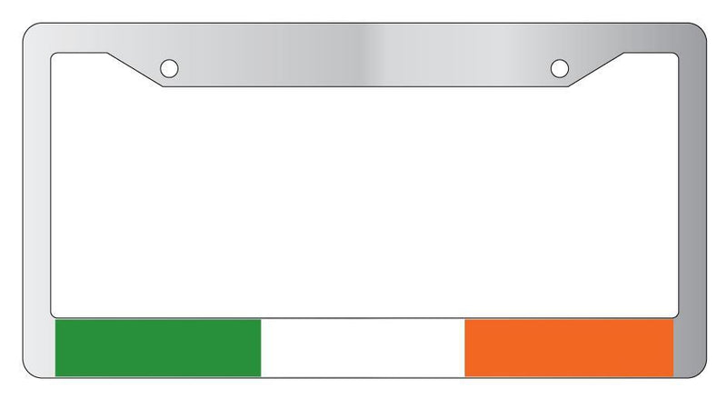 Ireland Chrome License Plate Frame World Flags  Mod-GRAPH9856236-5061