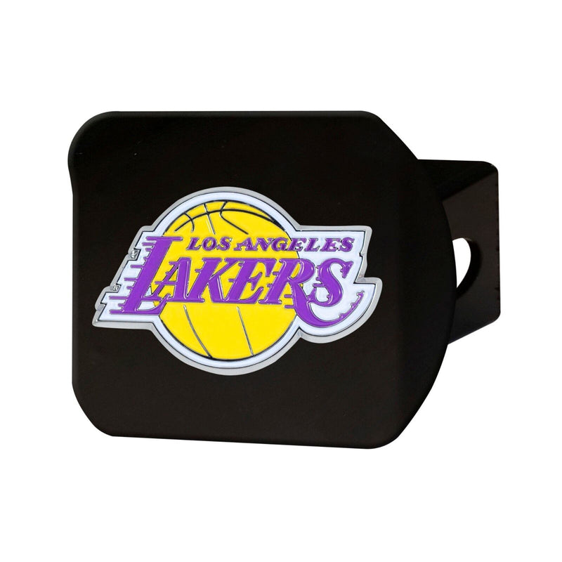 NBA Los Angeles Lakers 3D Color on Black Metal Hitch Cover