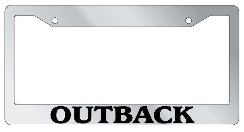 Chrome License Plate Frame Outback Auto Accessory Novelty 1583  Mod-GRAPH9856236-4278
