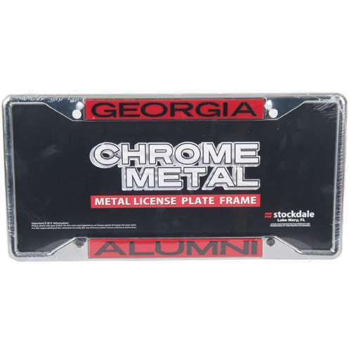 NCAA Georgia Bulldogs Metal Alumni Inlaid Acrylic License Plate Frame