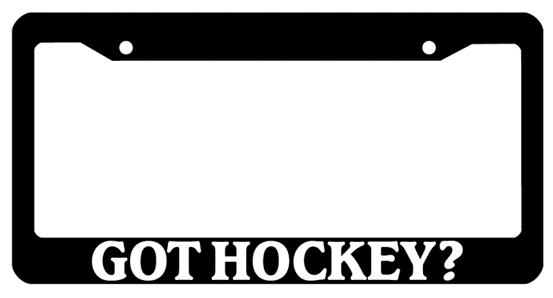 Black License Plate Frame Got Hockey? Auto Accessory 799  Mod-GRAPH9856236-227