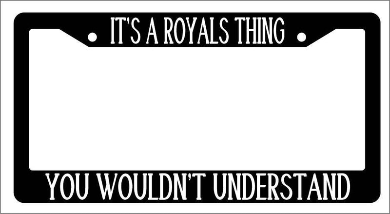 Black License Plate Frame IT&